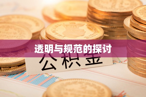额济纳旗透明与规范的探讨