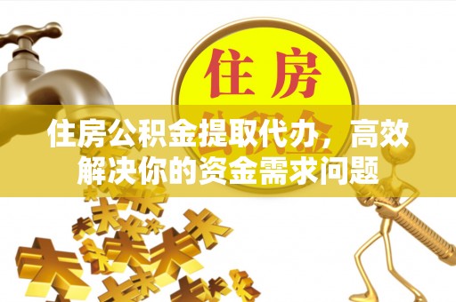 额济纳旗住房公积金提取代办，高效解决你的资金需求问题