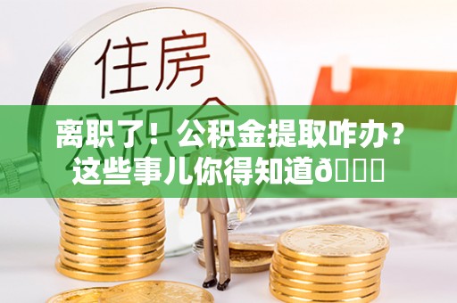 额济纳旗离职了！公积金提取咋办？这些事儿你得知道😎