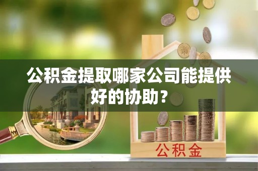 额济纳旗公积金提取哪家公司能提供好的协助？